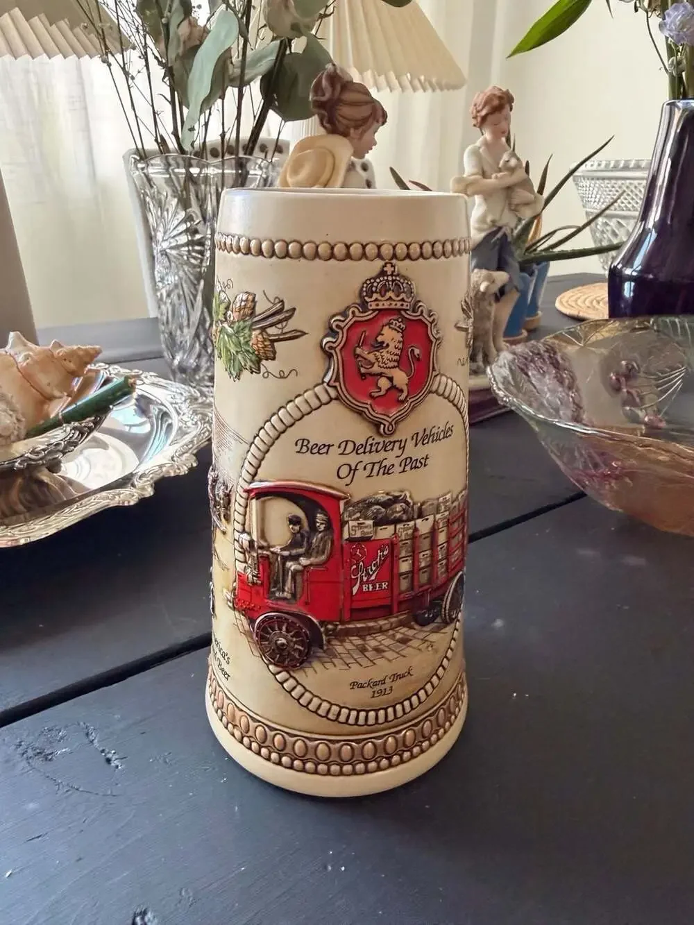 VTG Stroh's Heritage Series V Beer Delivery Packard Truck 1913 Beer Stein